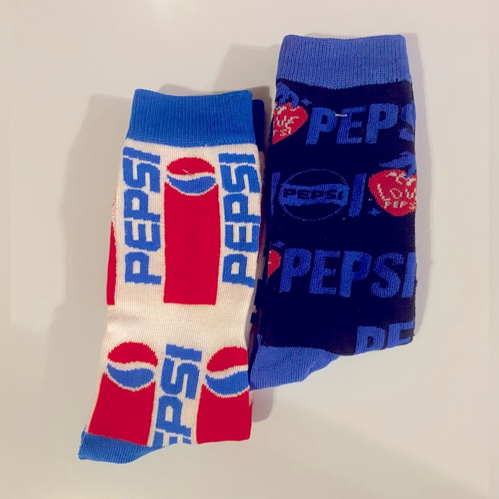 Fun Novelty Socks Featuring Pepsi Brand